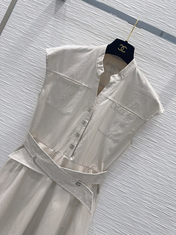 CC 26s Long Dress Denim 395037