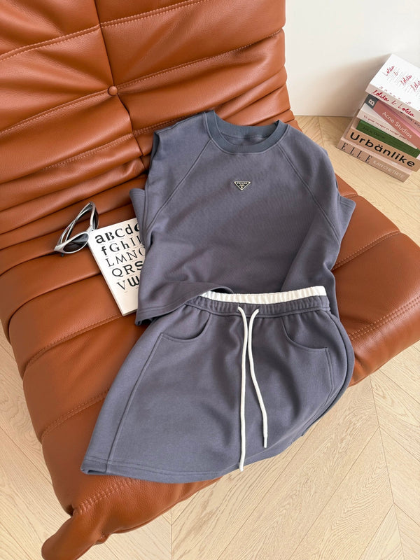 Prada 25 Set Cotone Viola Chiaro