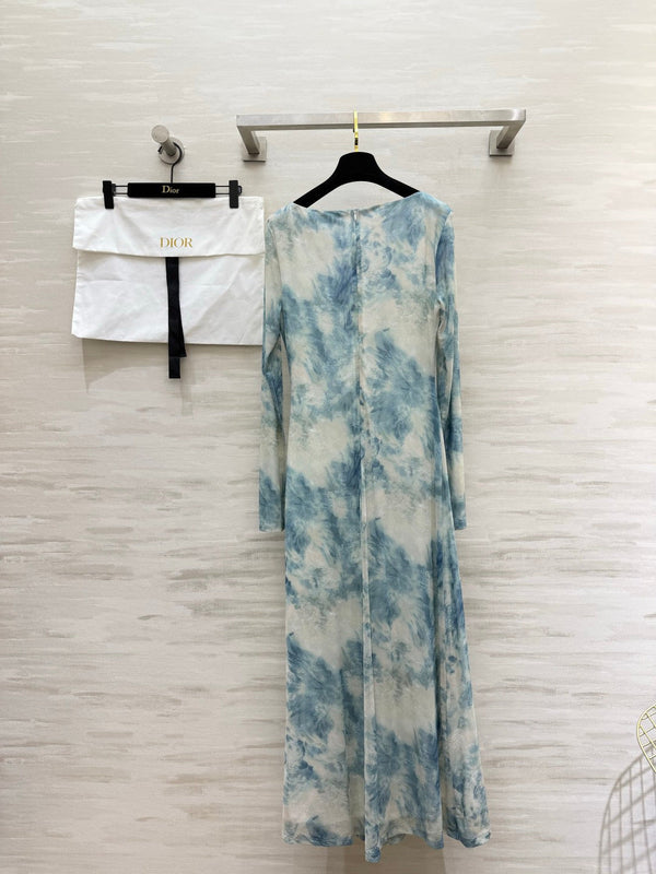 CD 26S Tie-Dye Mesh Maxi Dress 428195