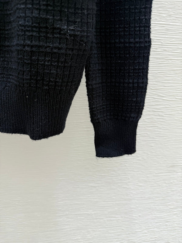 CC 25 Sweater Black Pattern Cashmere 286351