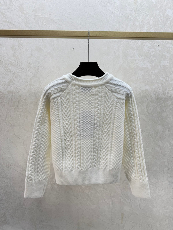 Chanel 2025 Knit Crew Neck Long Sleeve Sweater