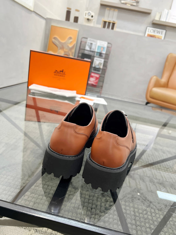 HM Men's First Oxford Loafer Brown Cowhide 590527