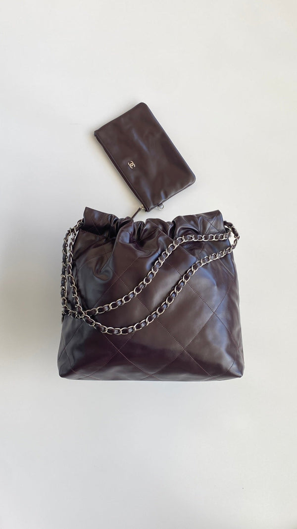 CC Small Hobo Bag 37 Chocolate Calfskin