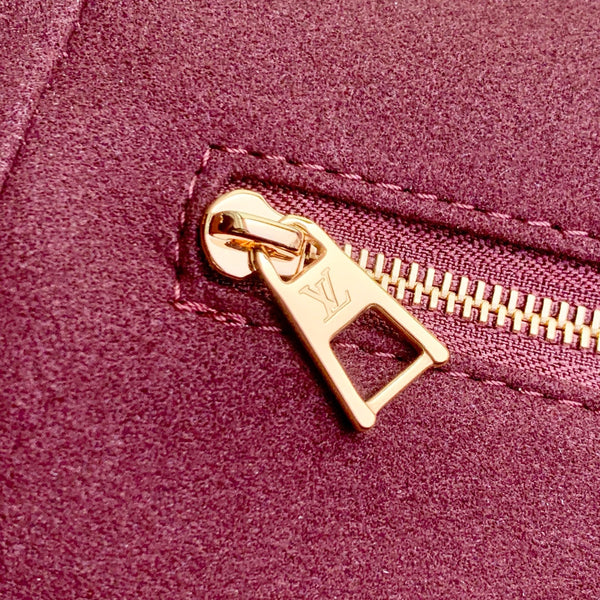 Anytime 42cm Tote Bag Beige Gold Empreinte leather 250557