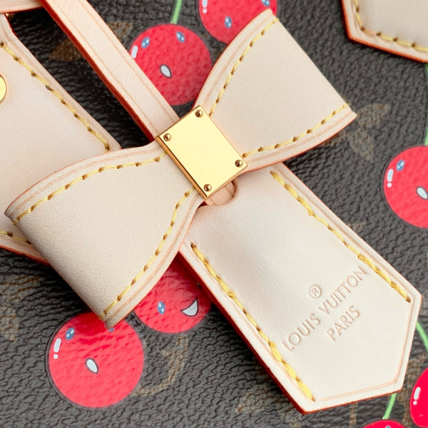 Speedy Bandoulière Cherry bag Brown Beige Monogram Canvas 251532