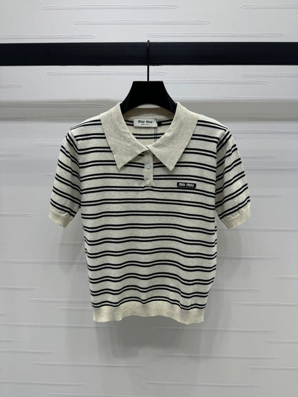 Miu 25 Polo T- Shirt Wool 233507