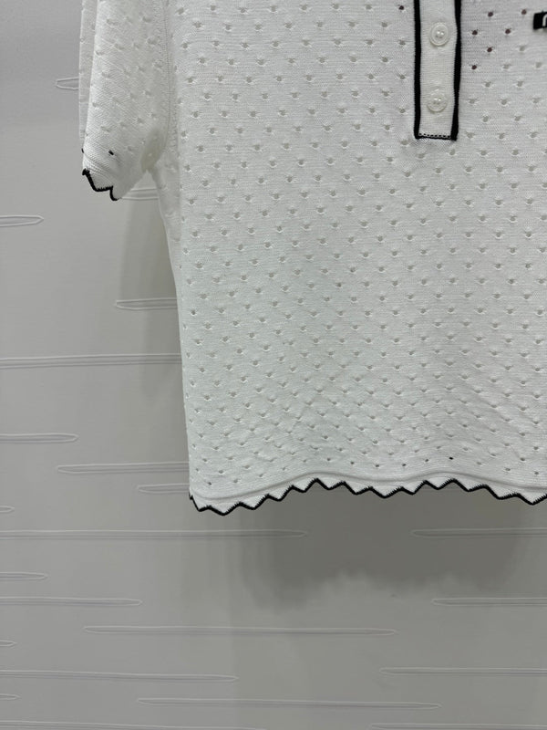 Miu 25 Polo T-Shirt Silk 233517