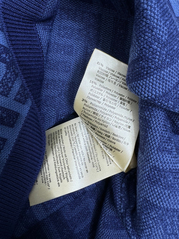 Fendi Blue Knit Mini Dress