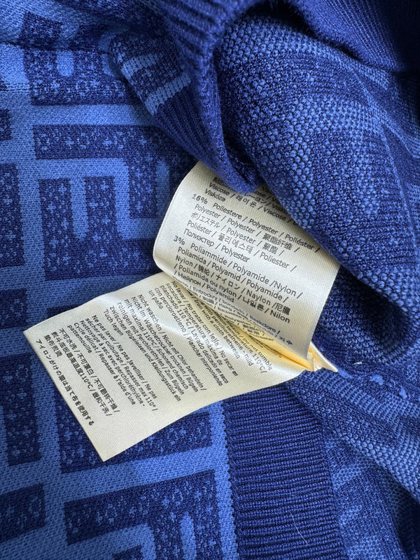 Fendi 25 Blue Knit Crop Top