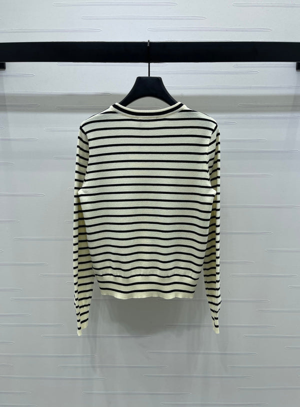 Celine 25 Striped Sweater Wool 296263