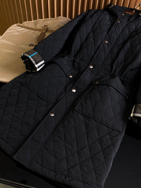 Bur 25 Quilted Long Coat Polyester 306171