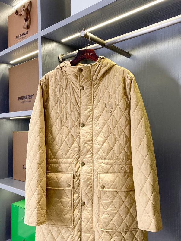 Bur 25 Quilted Long Coat Polyester 306171