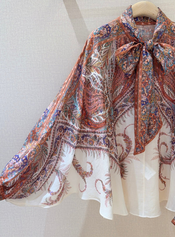 Zimmermann Blouse 25 Linen Silk 028