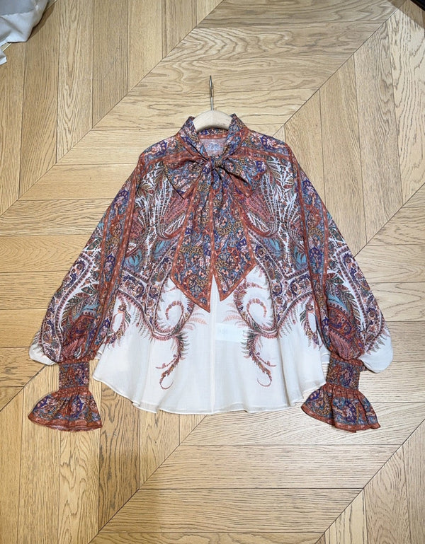 Zimmermann Blouse 25 Linen Silk 028