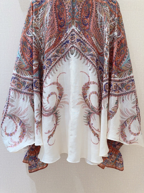 Zimmermann Blouse 25 Linen Silk 028