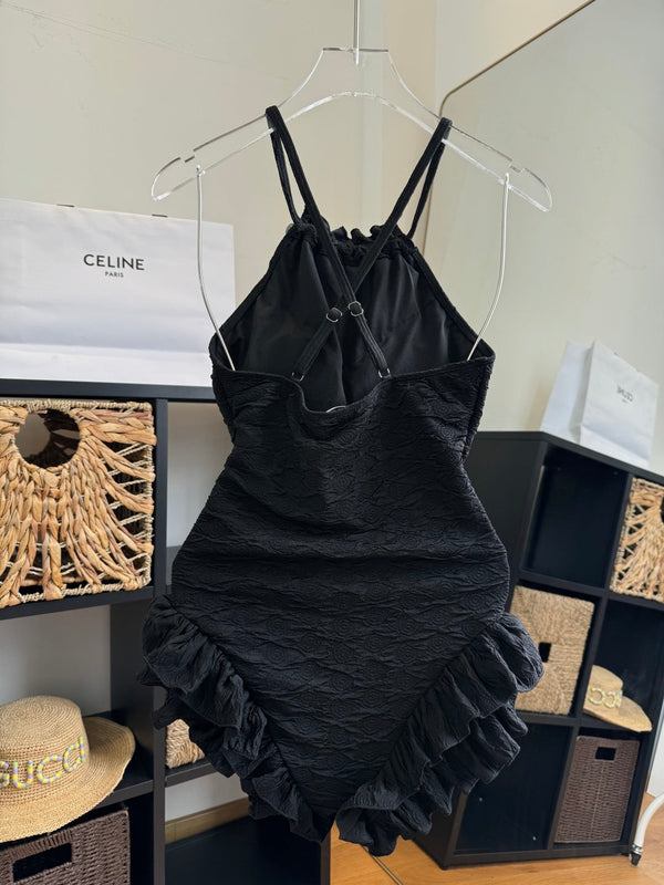 Chanel Bikini Black Cotton 185838