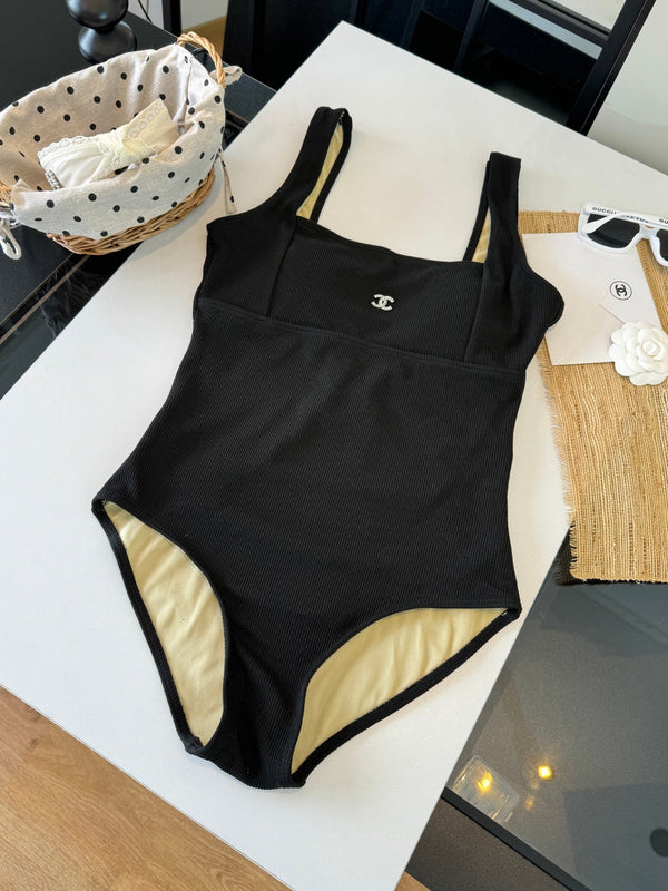 Chanel Bikini Black Cotton 185840