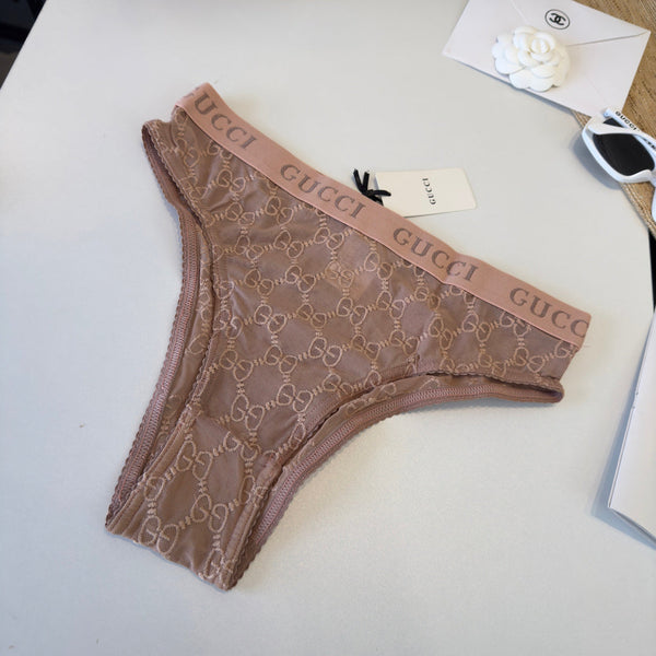 GG 26s Two-Piece Bikini Beige Lace 201801
