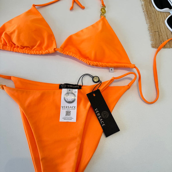 Versace Two-Piece Bikini Orange 203035