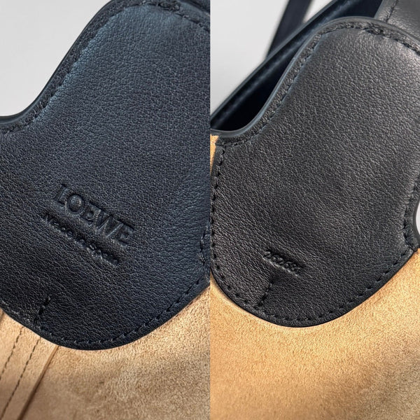 Loew Large Bilbao Bucket Black Smooth Calfskin 289322