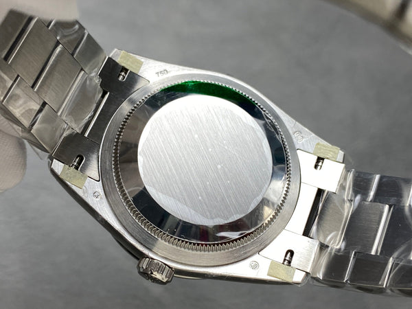 Rolex Day-Date 36mm Silver Black Dial