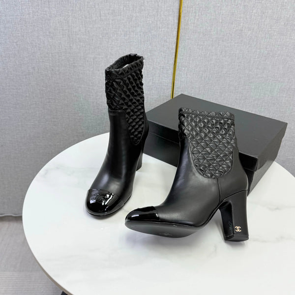CC 26s Quilted Ankle Boots Leather 167803