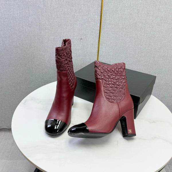 CC 26s Quilted Ankle Boots Leather 167803