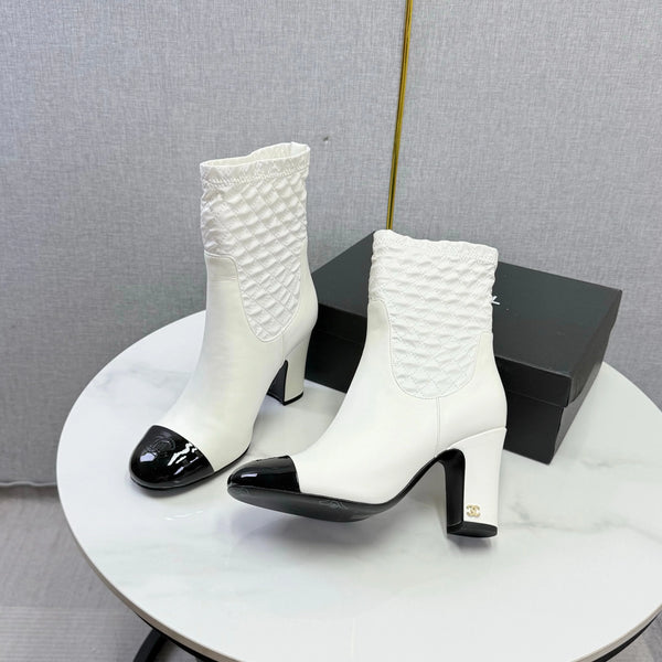 CC 26s Quilted Ankle Boots Leather 167803