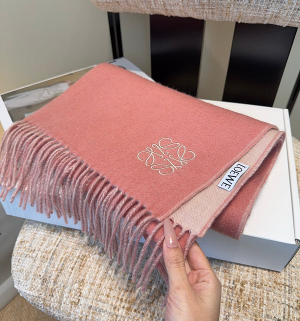 Écharpe Loewe 180CM Rose Laine mélangée 100131