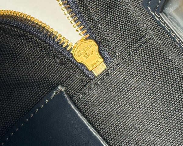 CD 30 Montaigne Mini Vanity Case 16.5cm Blue Jacquard