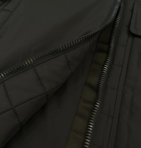 HM 25 Long Coat Blue Black Polyester 264290