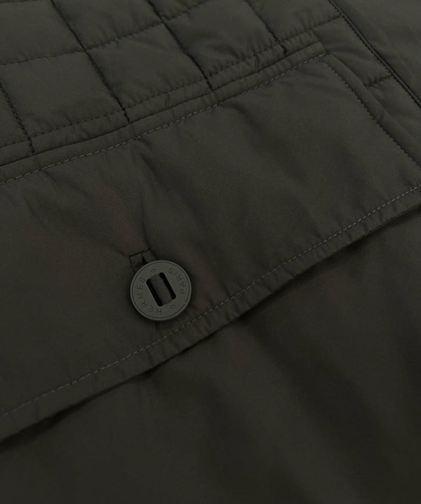 HM 25 Long Coat Blue Black Polyester 264290