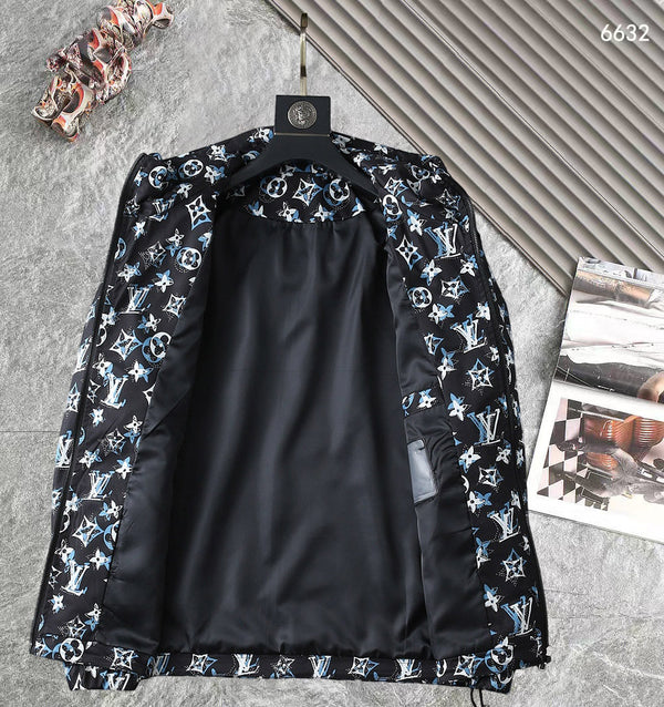 GIACCA CON CAPPUCCIO LV MONOGRAM NERO 238982