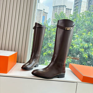 Hermes 2025 Boot Dark Brown Calfskin 506866
