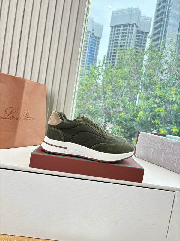 LP Weekend Walk Sneaker Olive Green Suede 549522