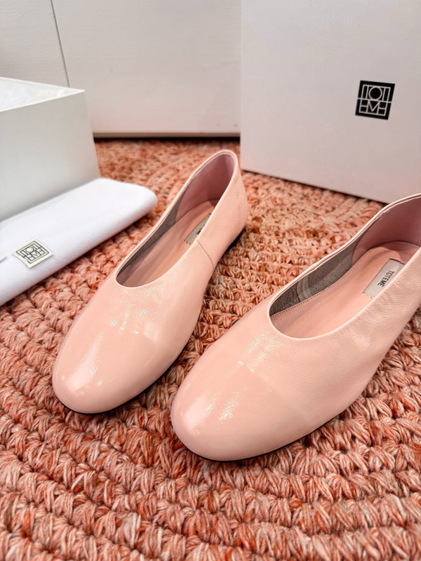 Totem Ballerinas Light Pink Glossy Leather 760432