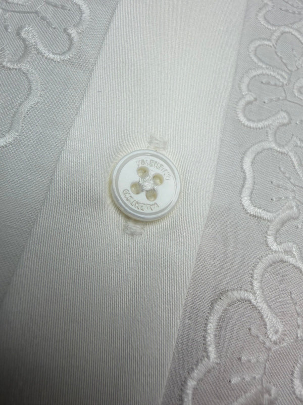 Valentino 26s Embroidered Sleeveless White Polyester 367034