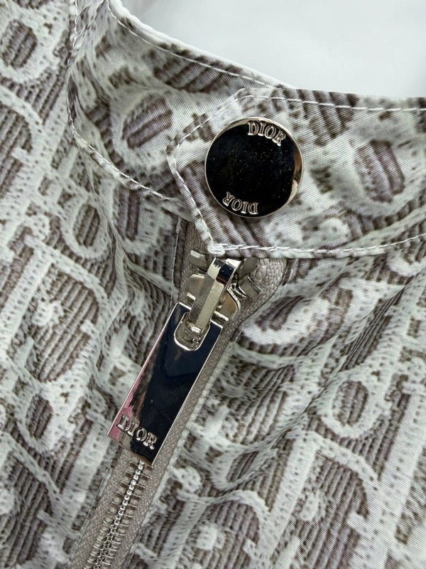 CD Oblique Bomber Jacquard Pattern Polyester 366998