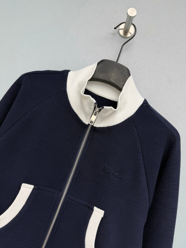 CD 26S Navy Contrast Knit Tracksuit Set 428313
