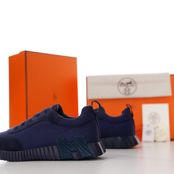 HM Men's Bouncing Sneaker Purple Fabric Suede 688611