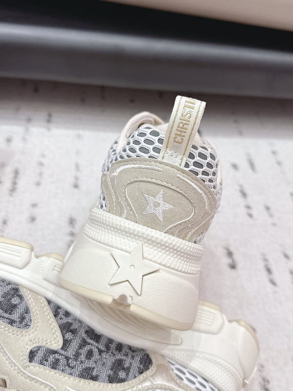 CD 26s Vibe Sneaker Taupe Grey Suede Denim 613748