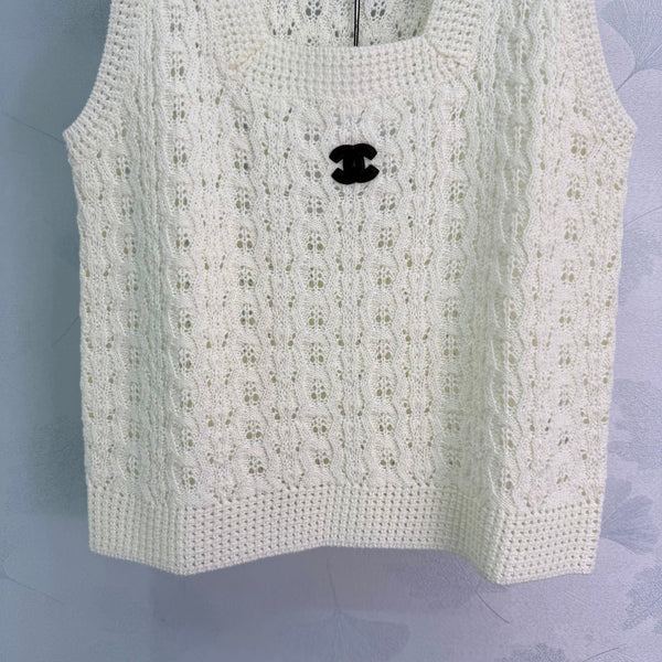 Haut Tricoté sans manches CC 26s Laine 345003