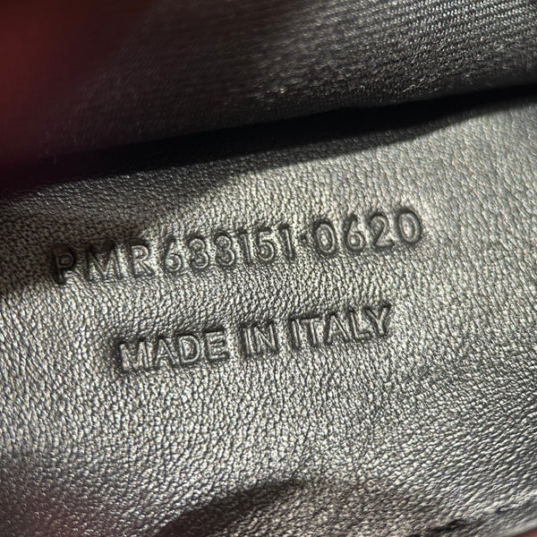 YSL Niki Baby Bag Gray Calfskin 338884