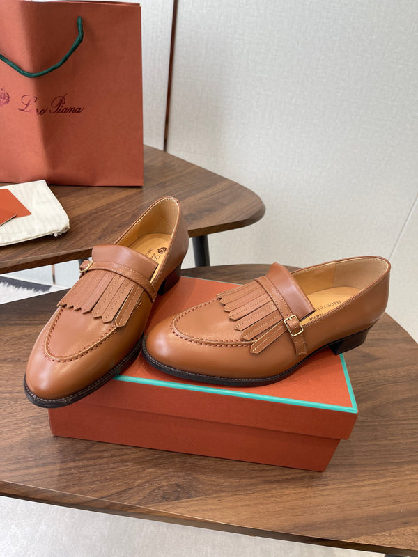 Mocassins LP 26SS Cuir d'agneau marron 579619