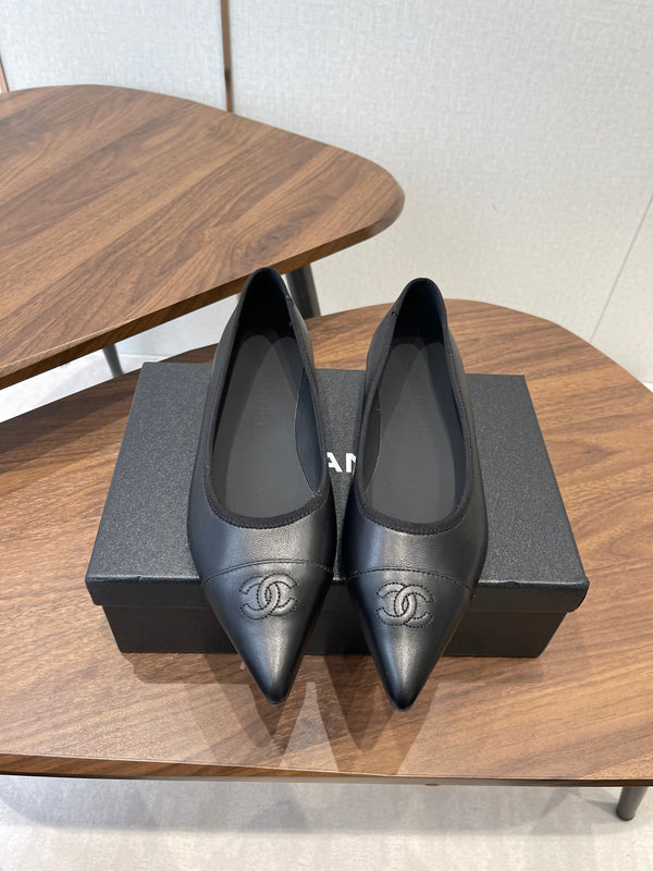 CC 26s Ballerines agneau noir 624238