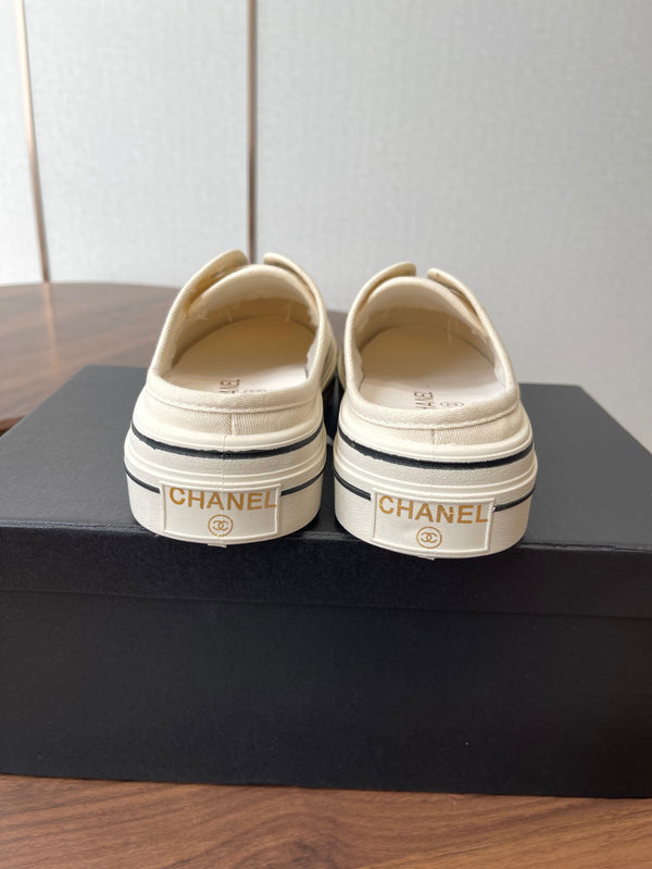 CC 26s Slip-On Platform Ivory Canvas 727466