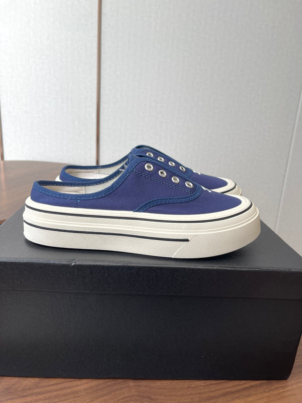 CC 26s Slip-On Platform Blue Canvas 727468