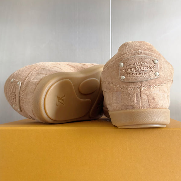 LV Yeti Slip On 20mm Cameo Embossed Damier Graphine Suede 459764