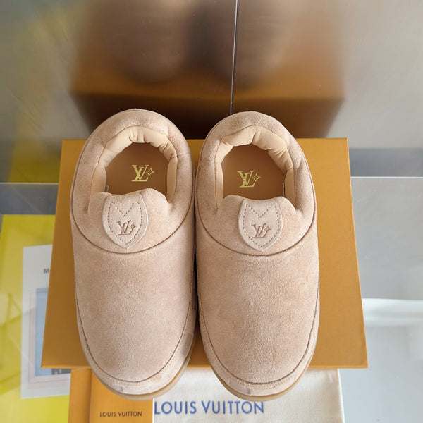 LV Yeti Slip On 20mm Cameo Embossed Damier Graphine Suede 459764