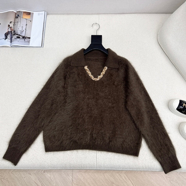 Chanel Pull en laine col V 2025 318835